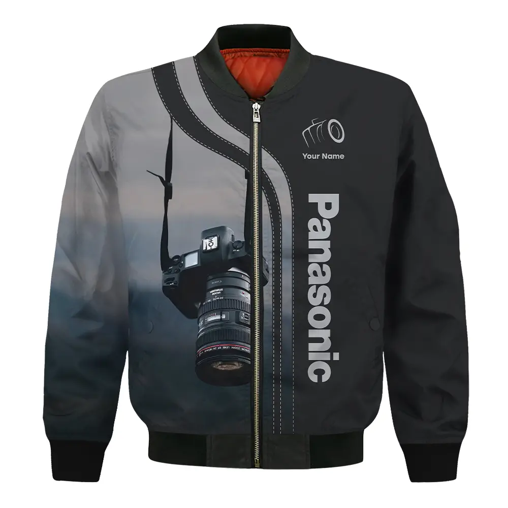 Personalized Gifts Custom Your Name Panasonic Photography Videography Apparel All Over Prints BL251024A1PSN - Bomber