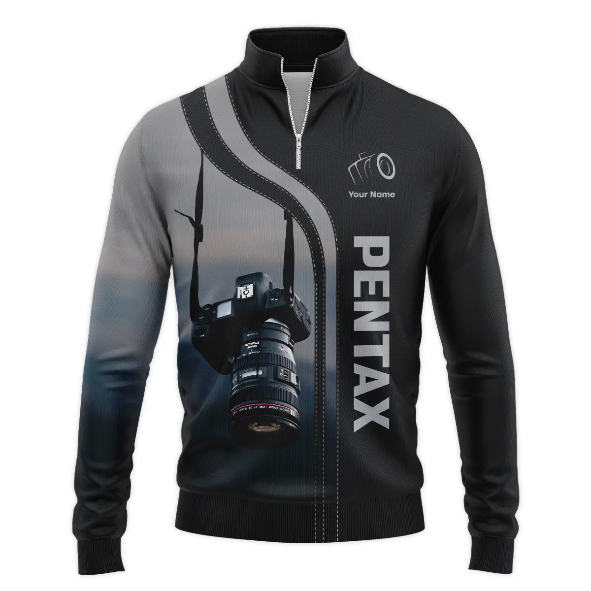 Personalized Gifts Custom Your Name Pentax Photography Videography Apparel All Over Prints BL251024A1PT - Quarter-Zip Jacket
