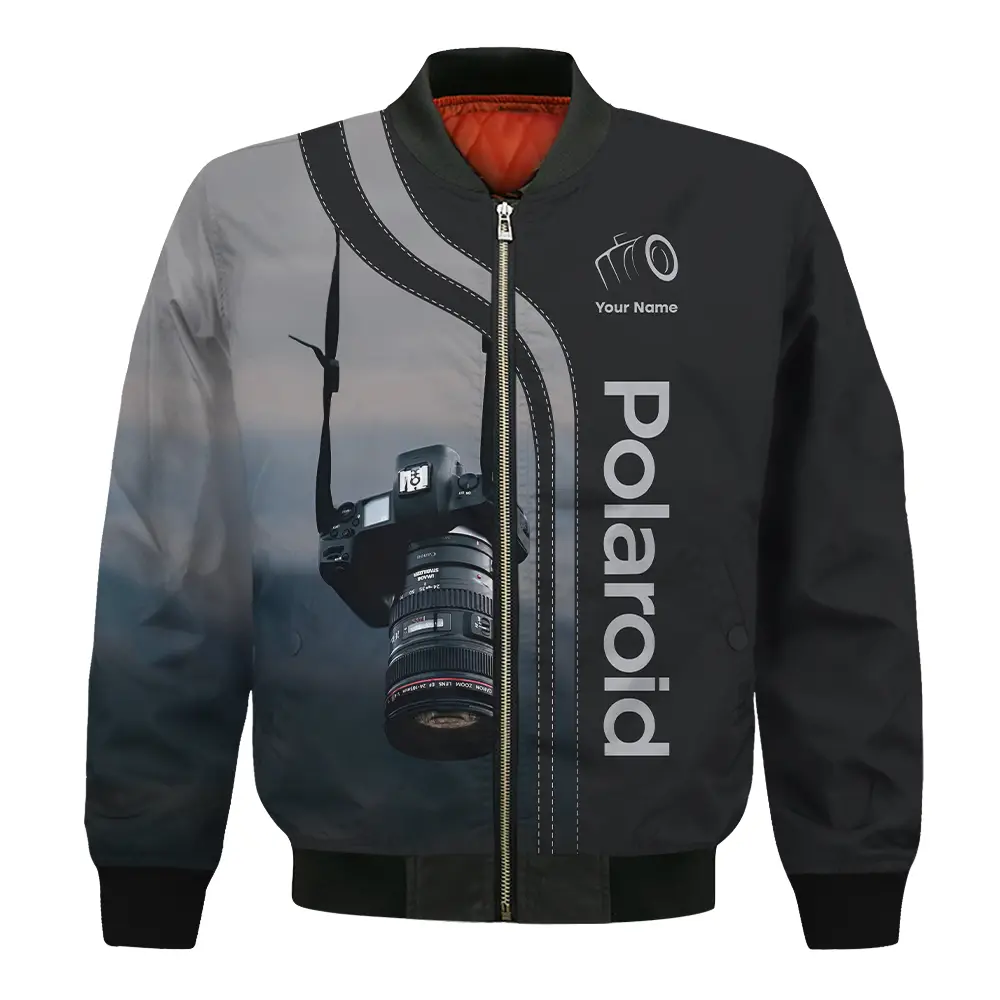Personalized Gifts Custom Your Name Polaroid Photography Videography Apparel All Over Prints BL251024A1PLR - Bomber