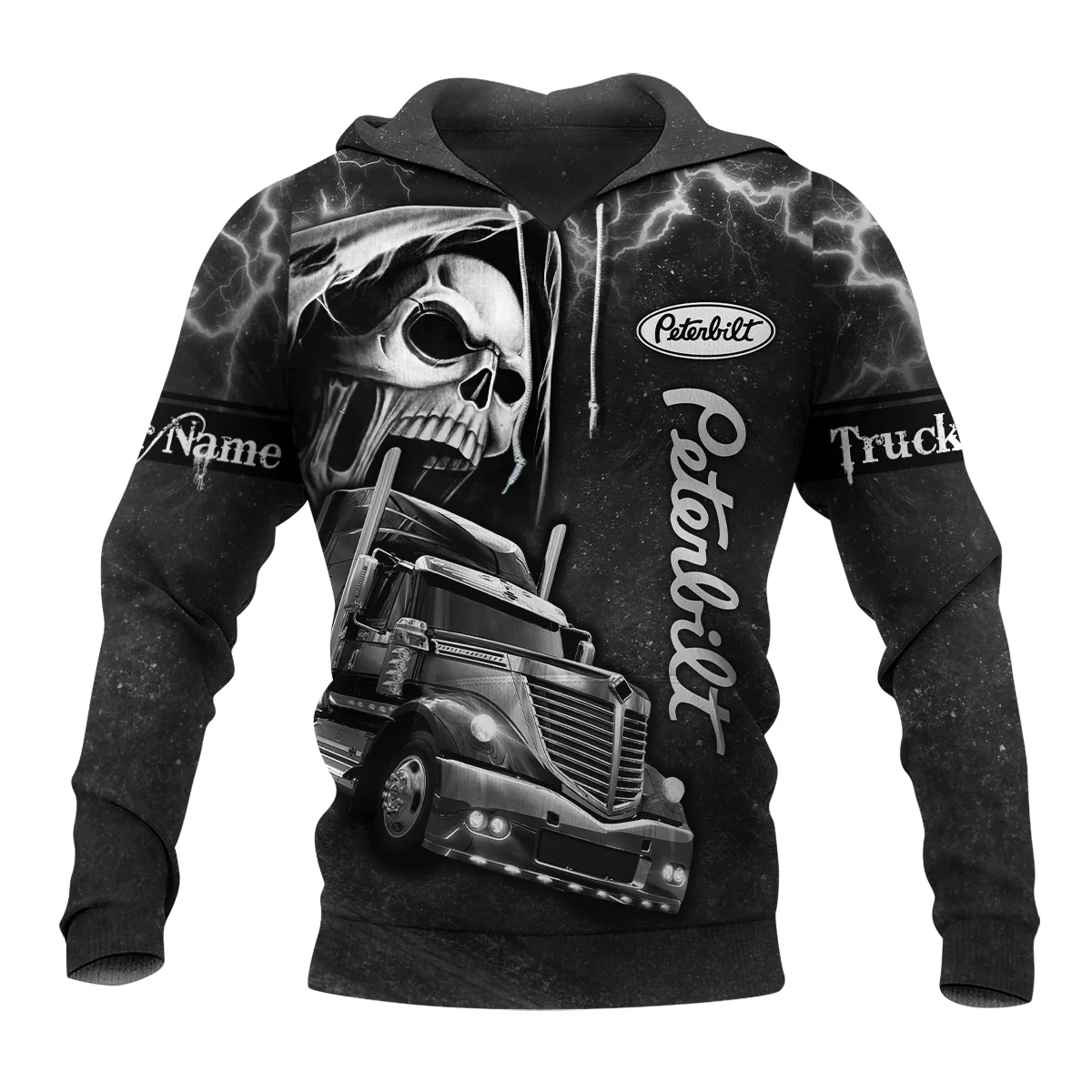 Peterbilt Gift For Trucker Exclusive Logo Hoodie BLT22125PTBHD