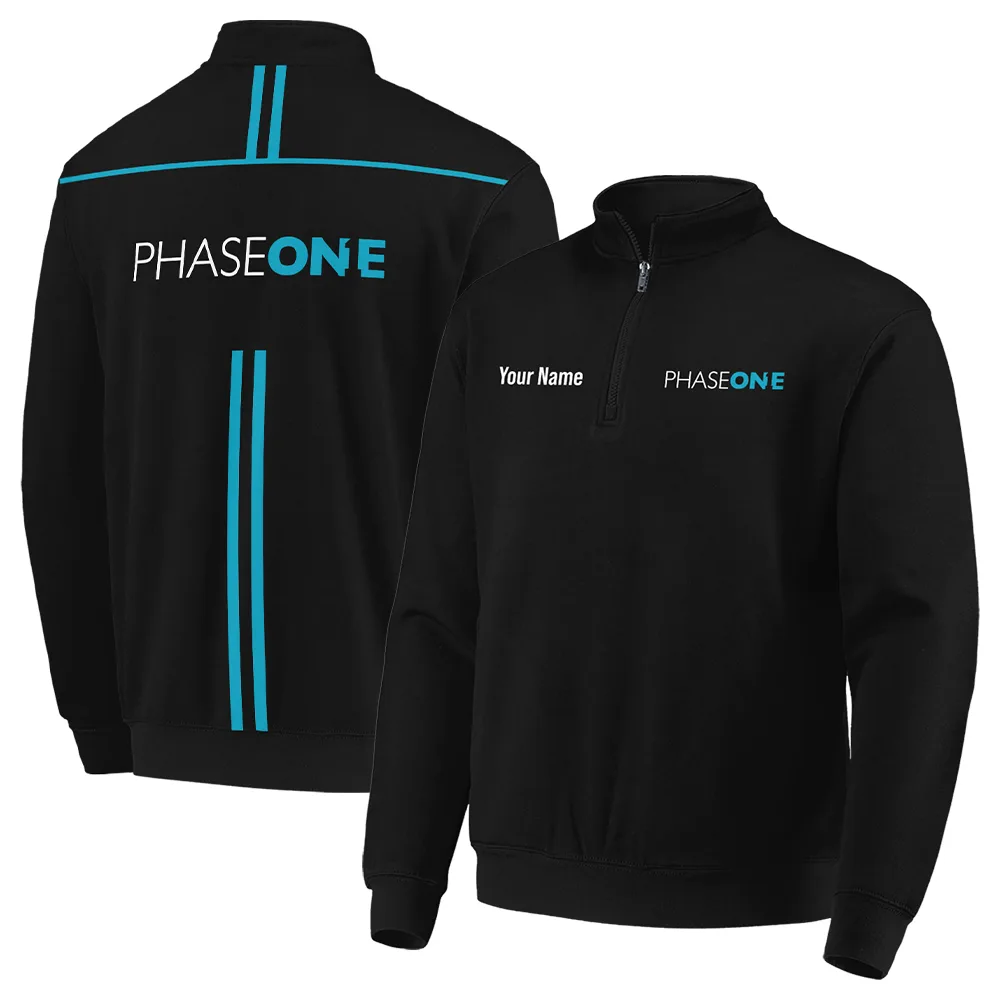 Phase One Photography Videography Quarter-Zip Jacket All Over Prints BLGK51224A2PHO