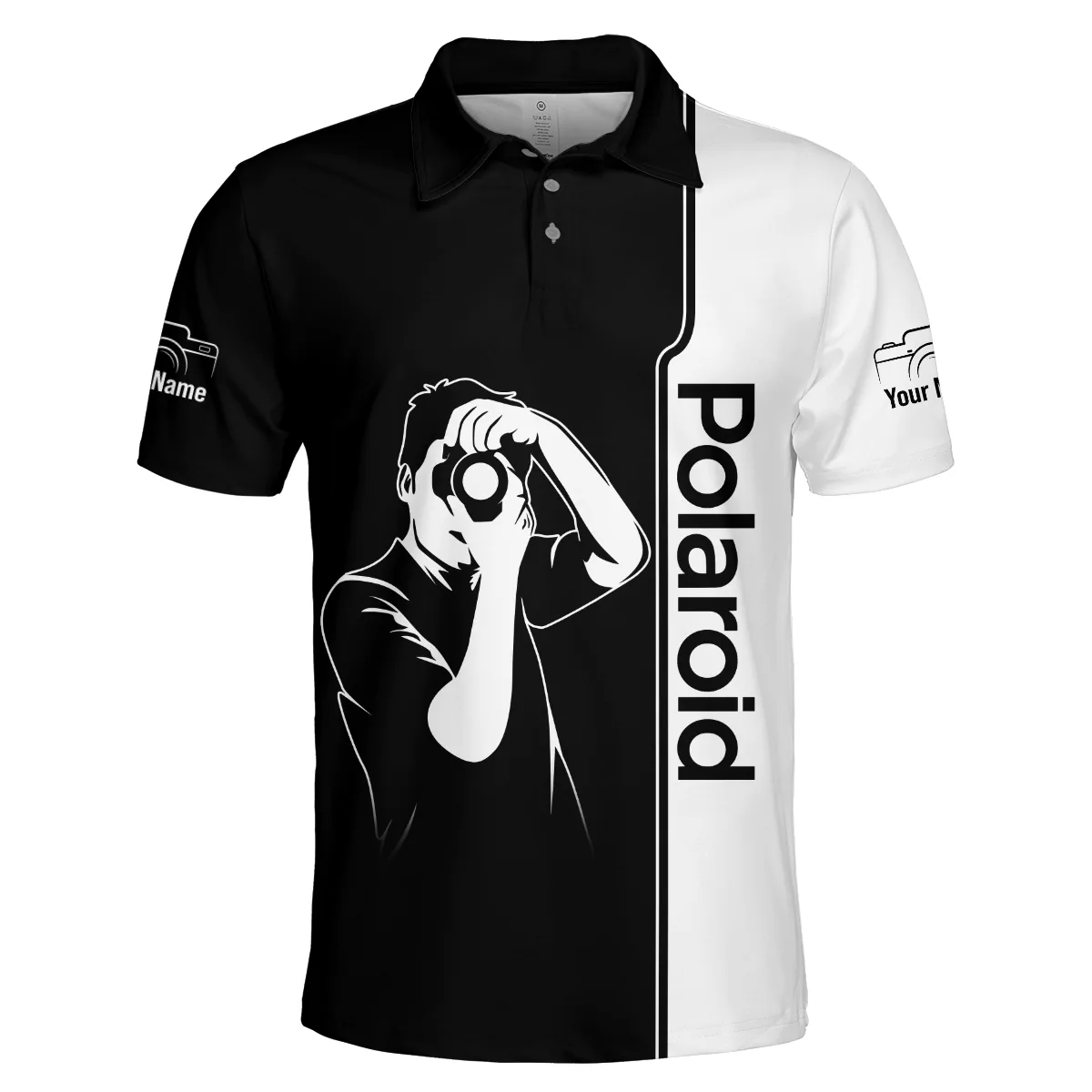 Polaroid Photography Videography Polo Shirt All Over Prints BLPT141224A1PLR