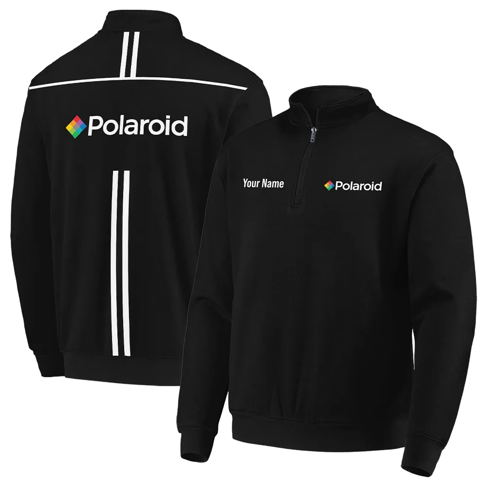 Polaroid Photography Videography Quarter-Zip Jacket All Over Prints BLGK51224A2PLR