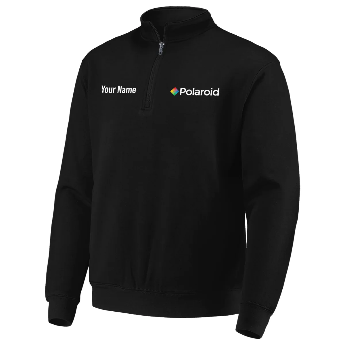 Polaroid Photography Videography Quarter-Zip Jacket All Over Prints BLGK51224A2PLR