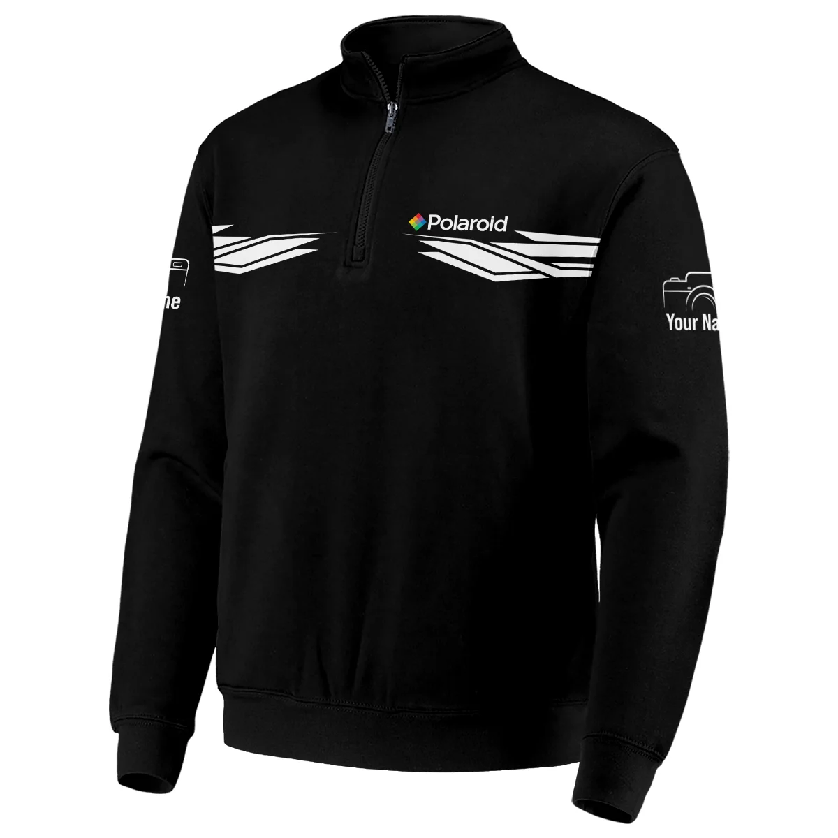 Polaroid Photography Videography Quarter-Zip Jacket All Over Prints BLPT181224A2PLR