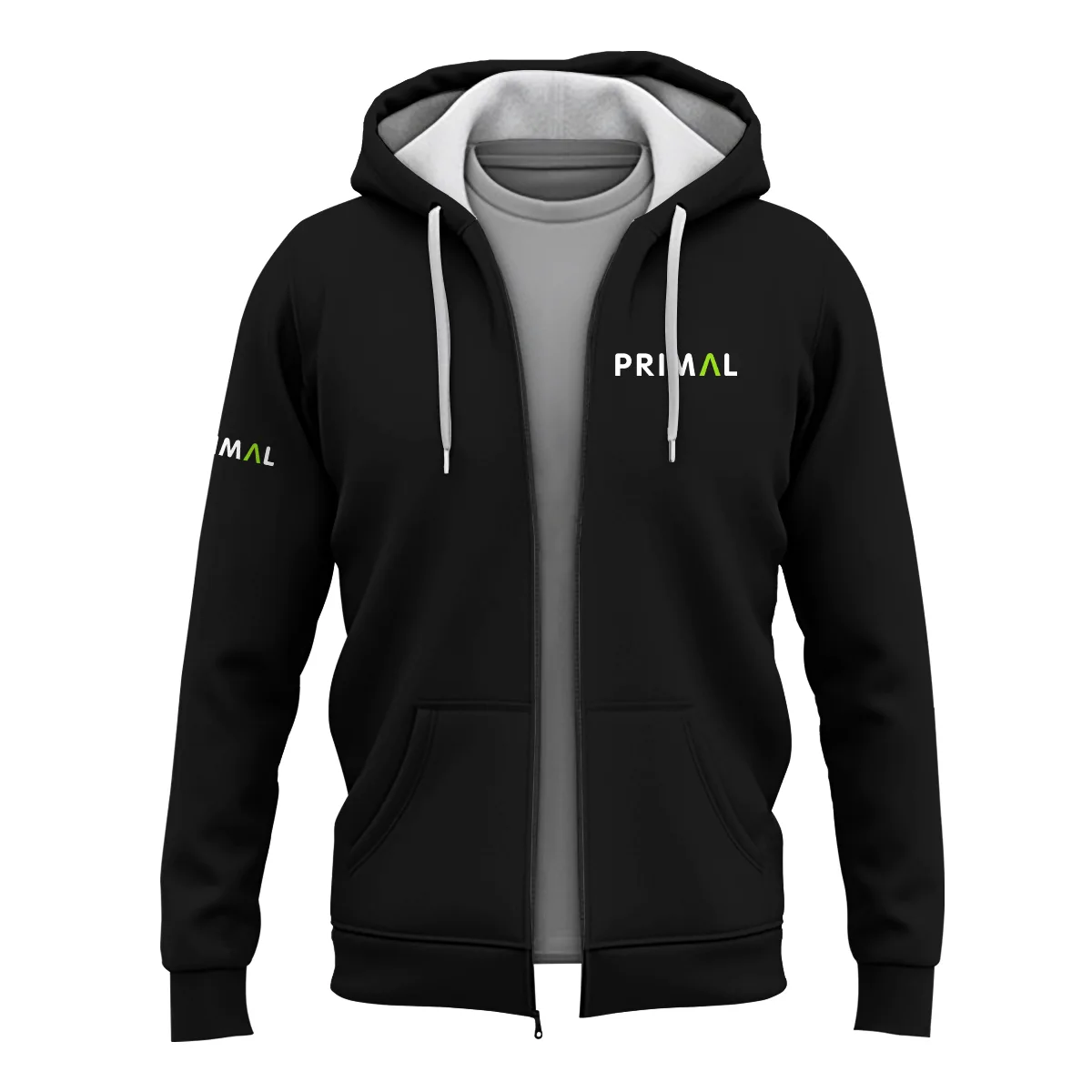 Primal Wear Outdoor Clothing Brand Exclusive Logo Zipper Hoodie BLBR291124A3PW