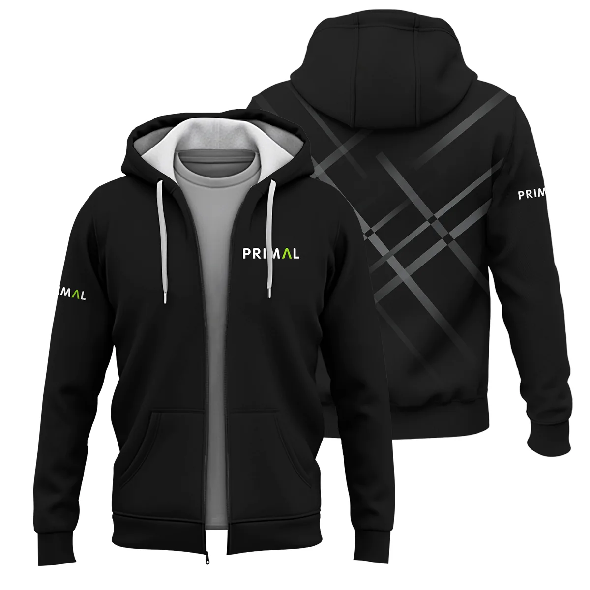 prAna Outdoor Clothing Brand Exclusive Logo Zipper Hoodie BLBR291124A4PRA