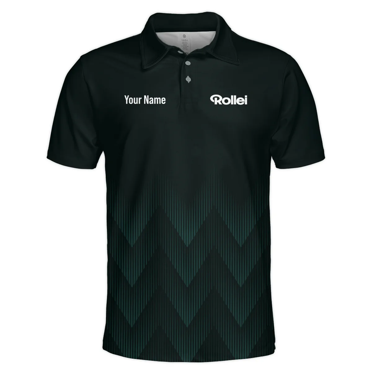 Rollei Photography Videography Polo Shirt All Over Prints BLGK61224A1ROL