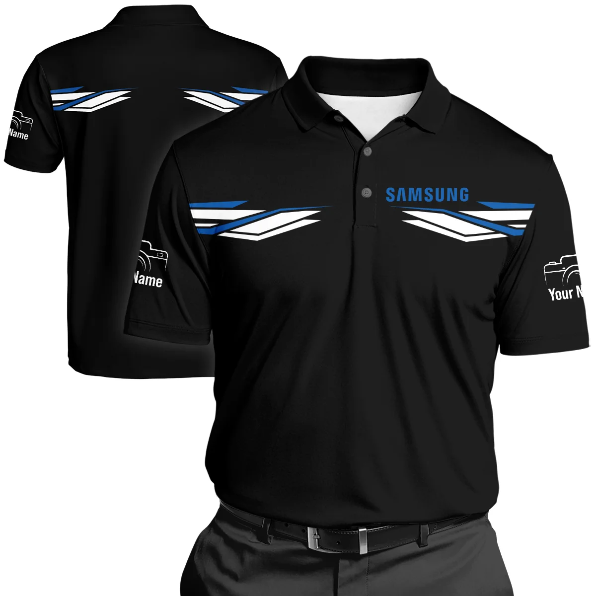 Samsung Photography Videography Polo Shirt All Over Prints BLPT181224A1SS