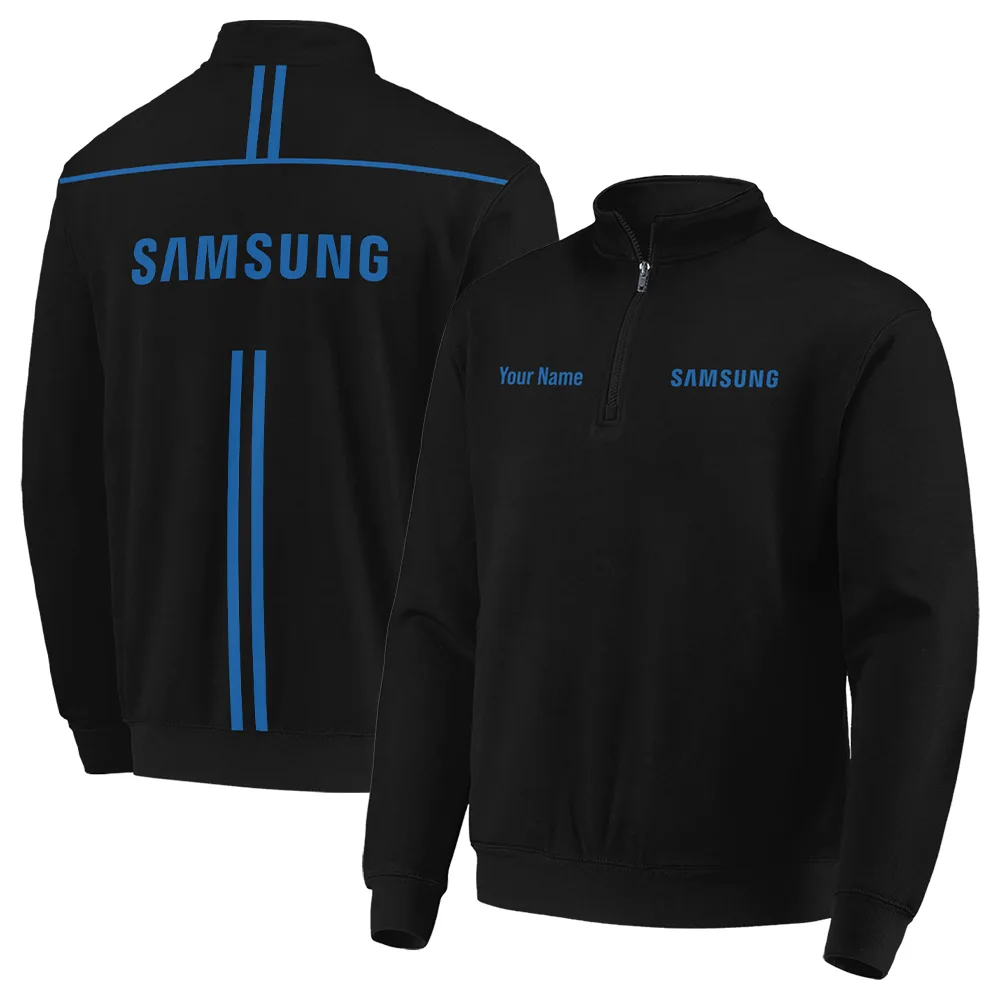 Samsung Photography Videography Quarter-Zip Jacket All Over Prints BLGK51224A2SS