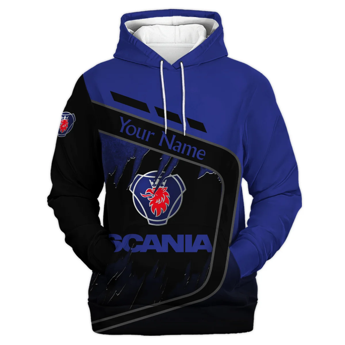 Scania Gift For Trucker Exclusive Logo Hoodie BLT21125SCAHD