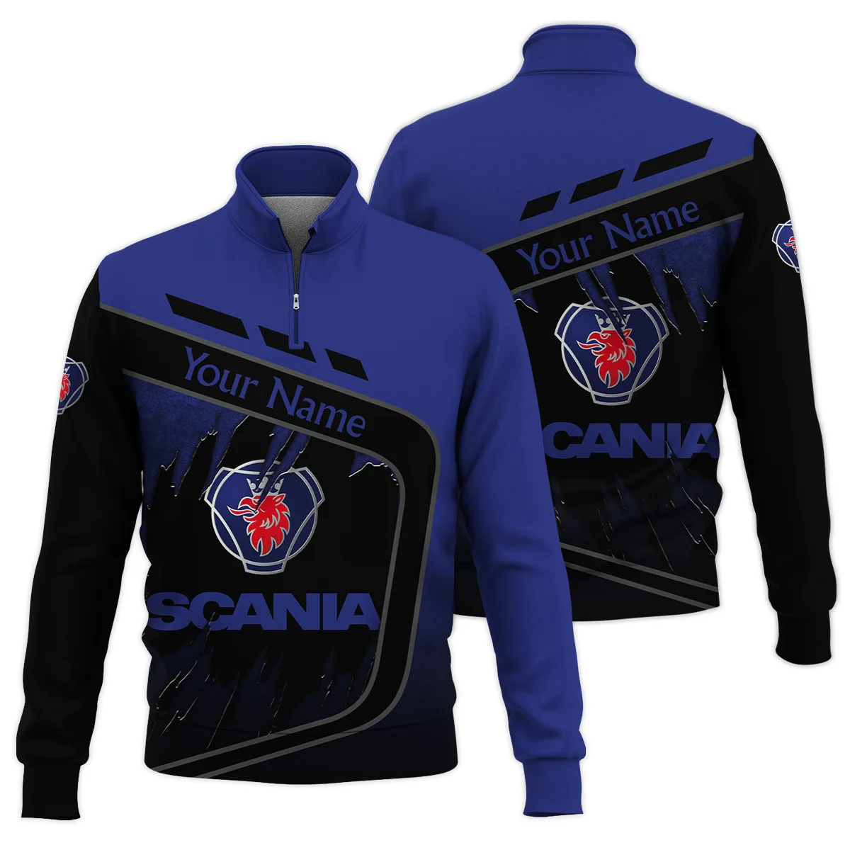 Scania Gift For Trucker Quarter-Zip Jacket All Over Prints BLT21125SCAQTZ