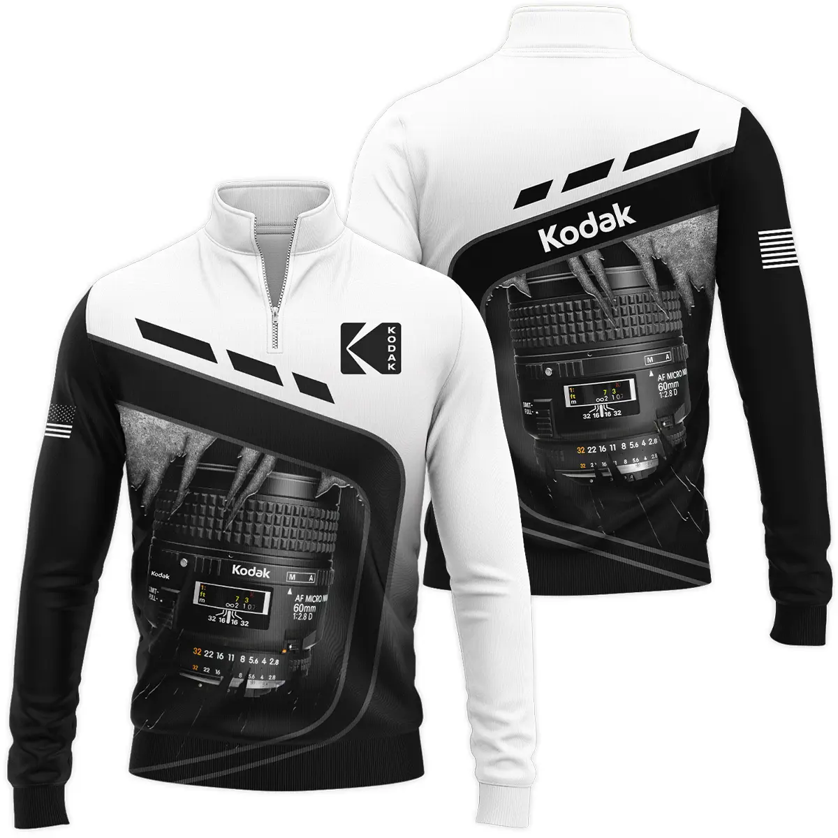 Special Release Kodak Photography Videography Apparel All Over Prints BL241024A1KD - Quarter-Zip Jacket