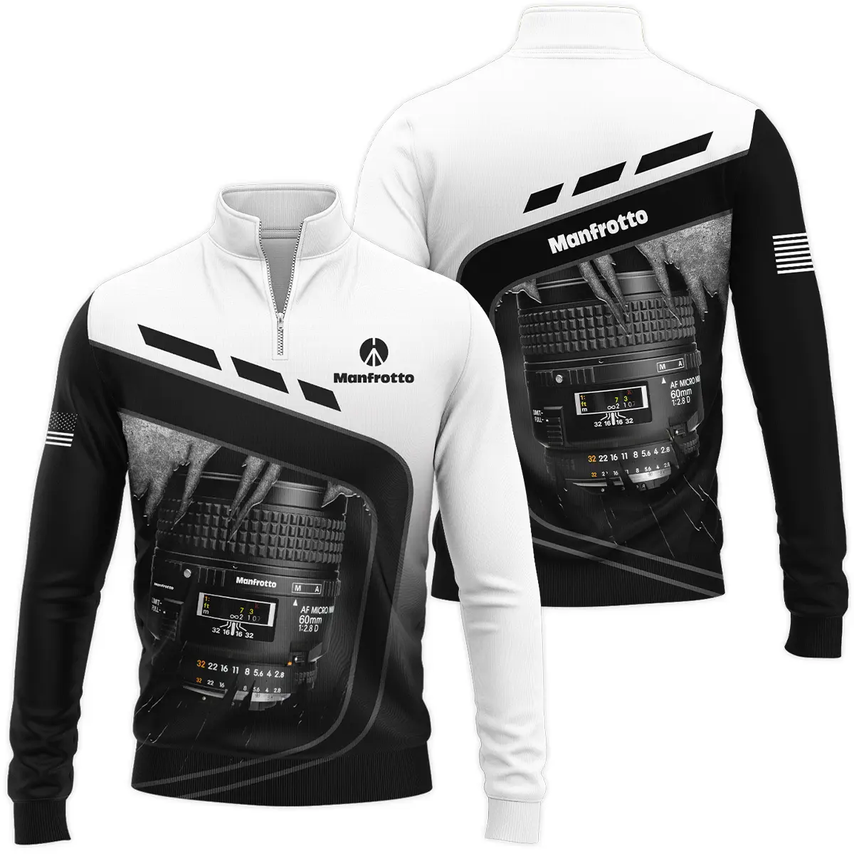 Special Release Manfrotto Photography Videography Apparel All Over Prints BL241024A1MFT - Quarter-Zip Jacket