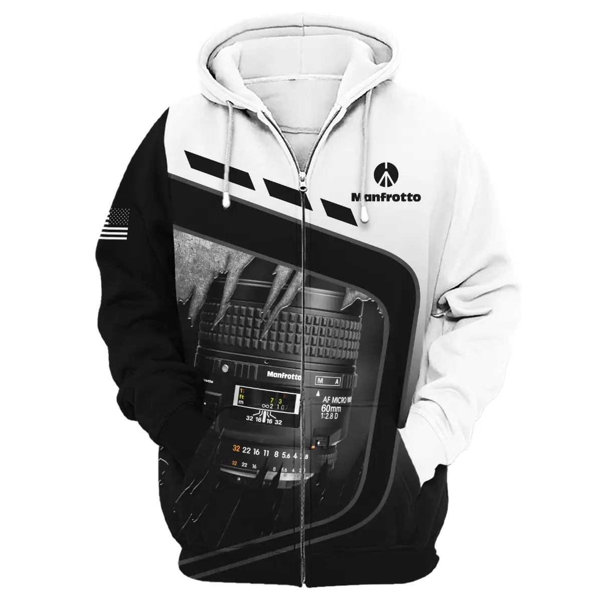 Special Release Manfrotto Photography Videography Apparel All Over Prints BL241024A1MFT - Zipper Hoodie
