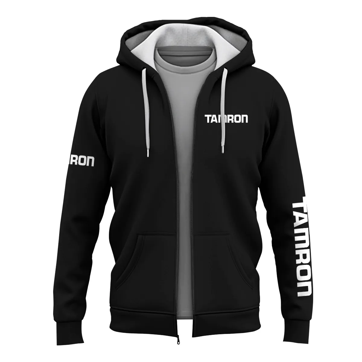 Tamron Photography Videography Exclusive Logo Zipper Hoodie BLPT231124A1TR