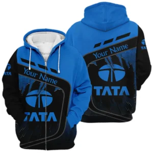 Tata Motors Gift For Trucker Exclusive Logo Zipper Hoodie BLT21125TMZHD