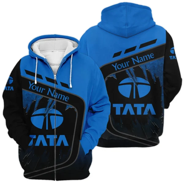 Tata Motors Gift For Trucker Exclusive Logo Zipper Hoodie BLT21125TMZHD