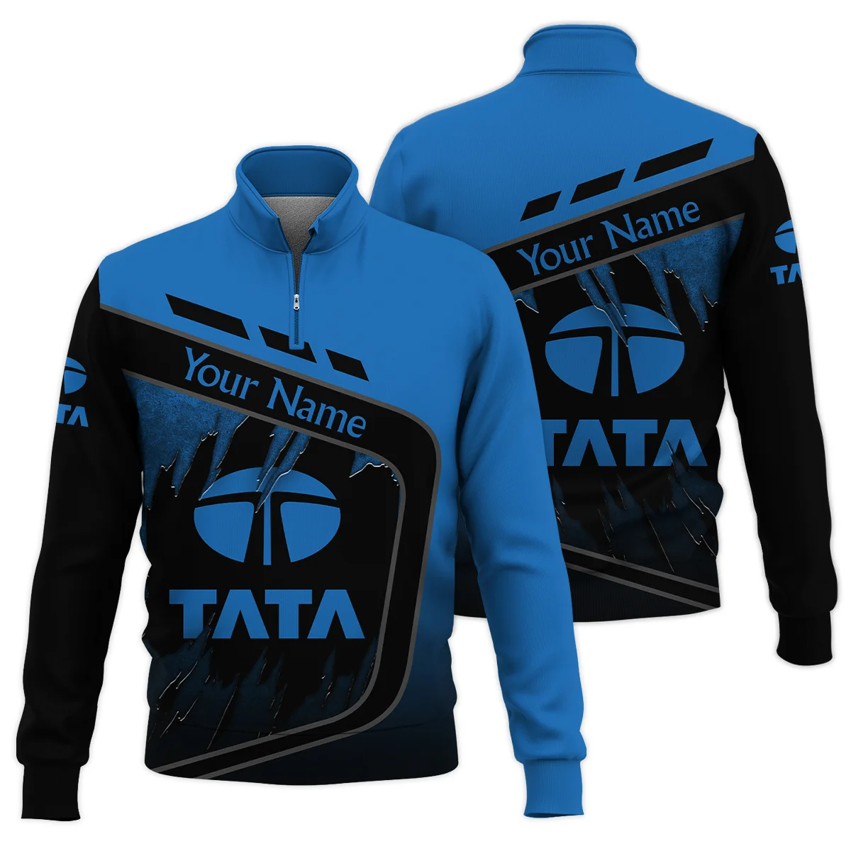 Tata Motors Gift For Trucker Quarter-Zip Jacket All Over Prints BLT21125TMQTZ