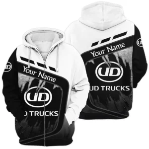 UD Trucks Gift For Trucker Exclusive Logo Zipper Hoodie BLT21125UDZHD