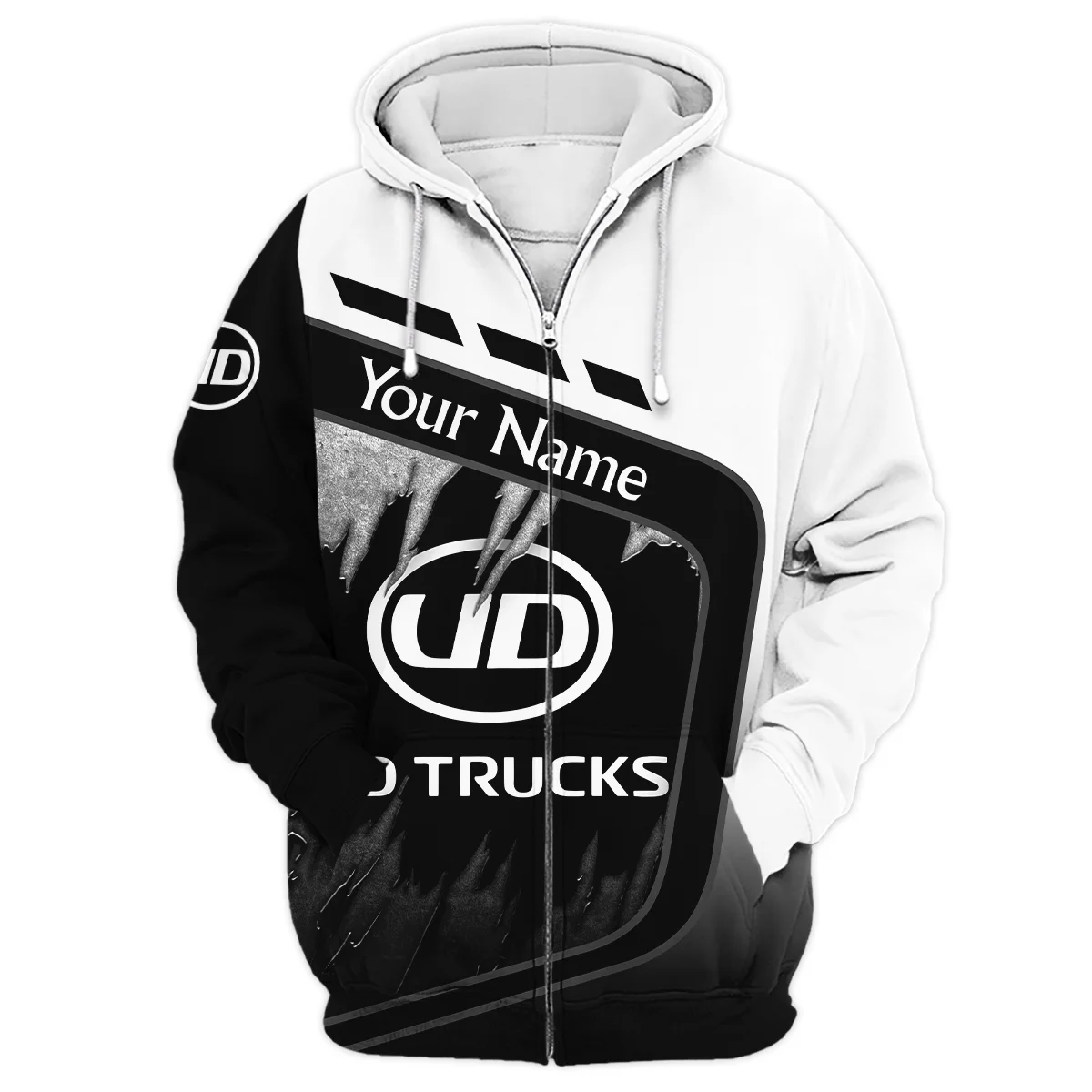 UD Trucks Gift For Trucker Exclusive Logo Zipper Hoodie BLT21125UDZHD