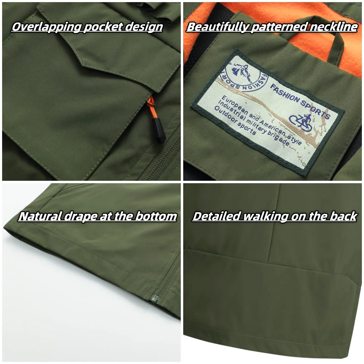 UD Trucks Gift For Truckers Exclusive Logo Outdoor Vest BLT4225UD