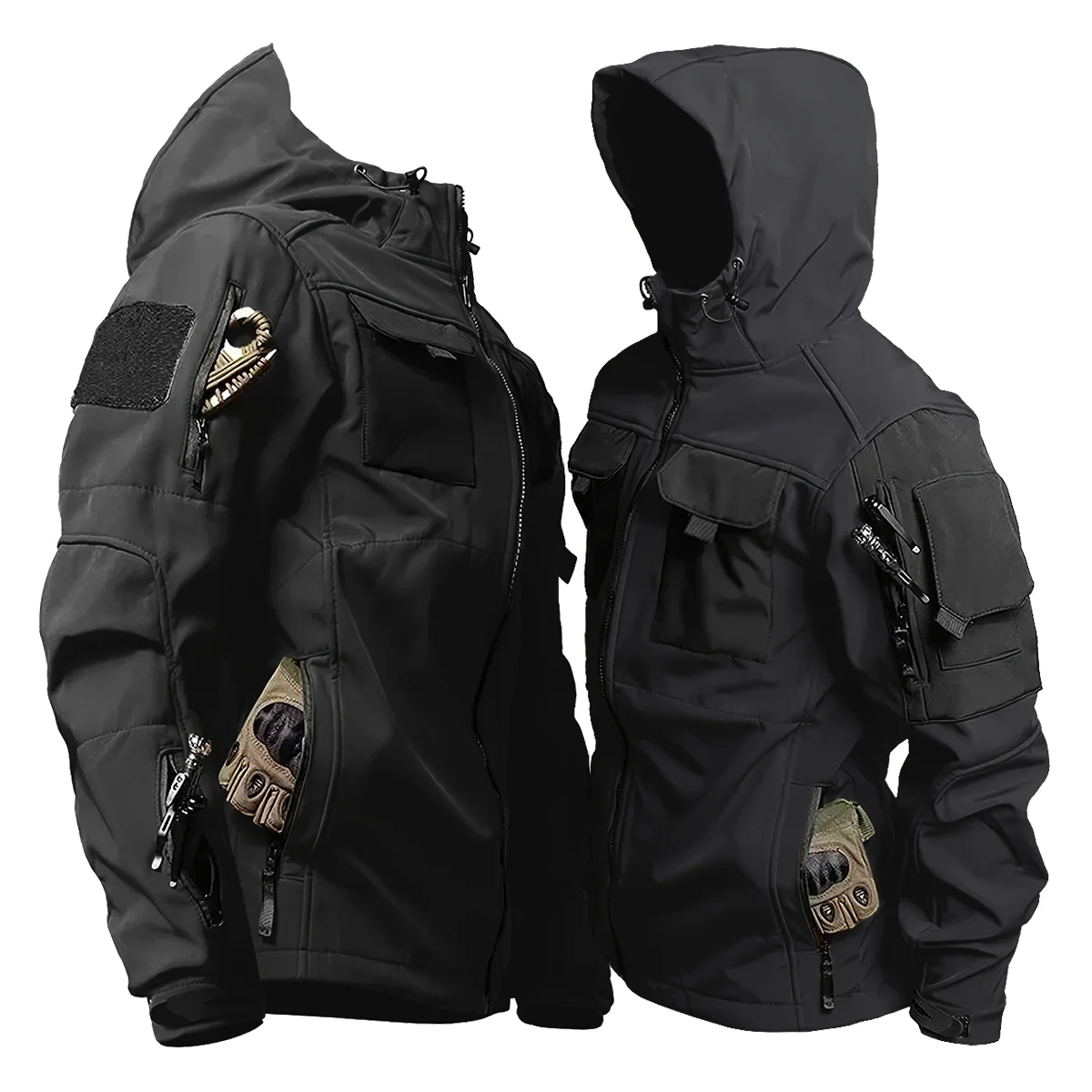 Mammut x Pentax Special Release Outdoor Tactical Beetle Hooded Jacket With Pockets - BL261124A4MAMPT