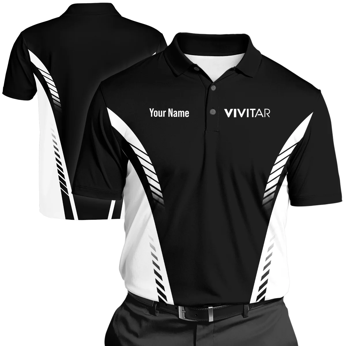 Vivitar Photography Videography Polo Shirt All Over Prints BLPT161224A1VVT
