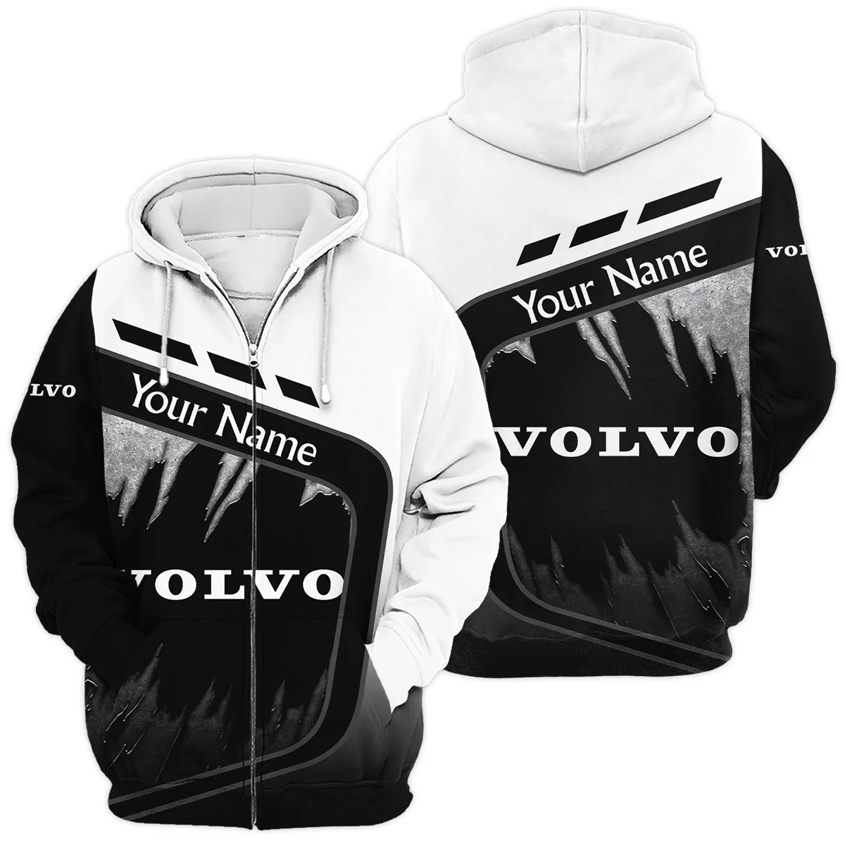 Volvo Trucks Gift For Trucker Exclusive Logo Zipper Hoodie BLT21125VVZHD