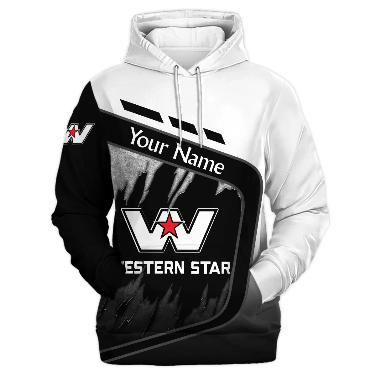 Western Star Gift For Trucker Exclusive Logo Hoodie BLT21125WSHD