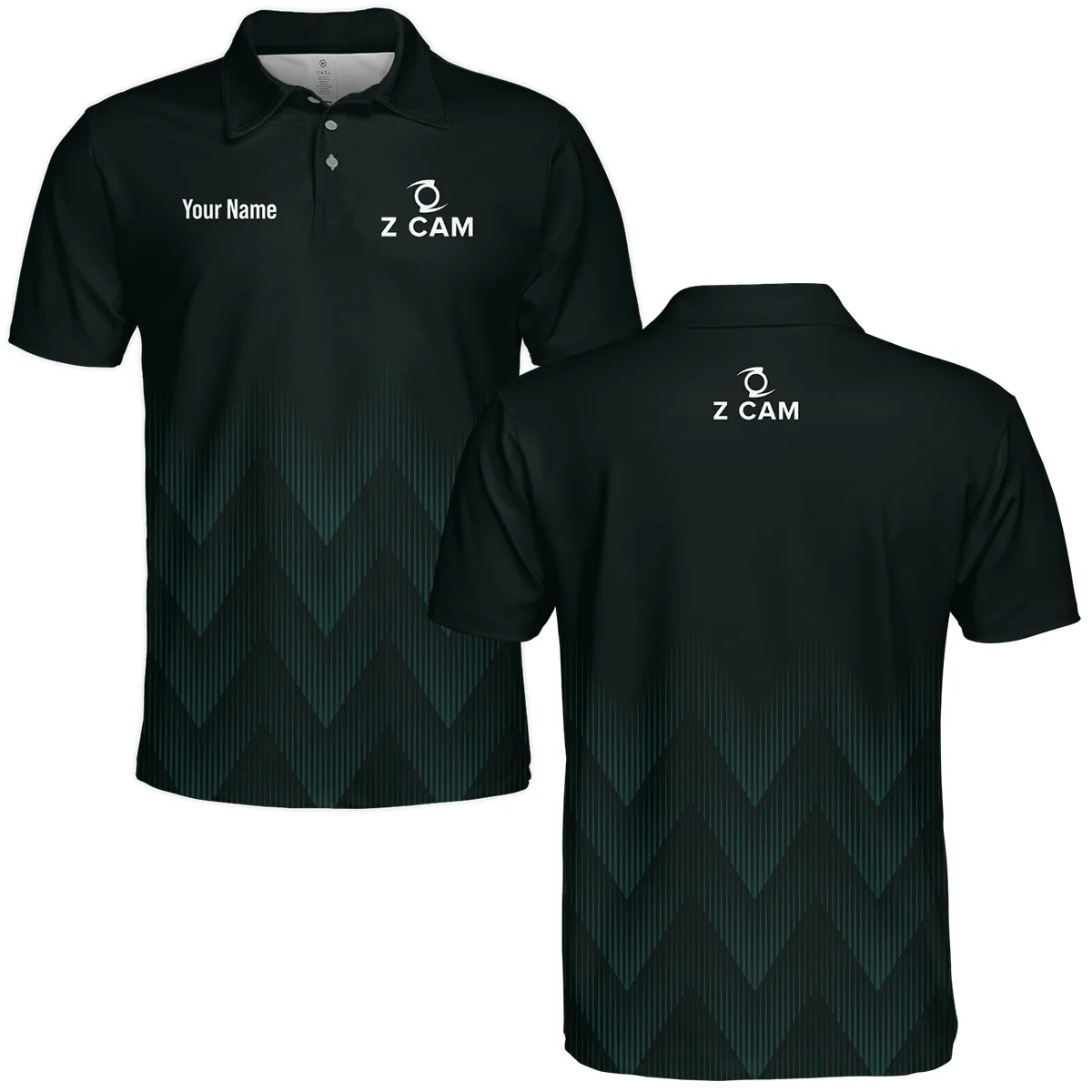 Z Cam Photography Videography Polo Shirt All Over Prints BLGK61224A1ZC