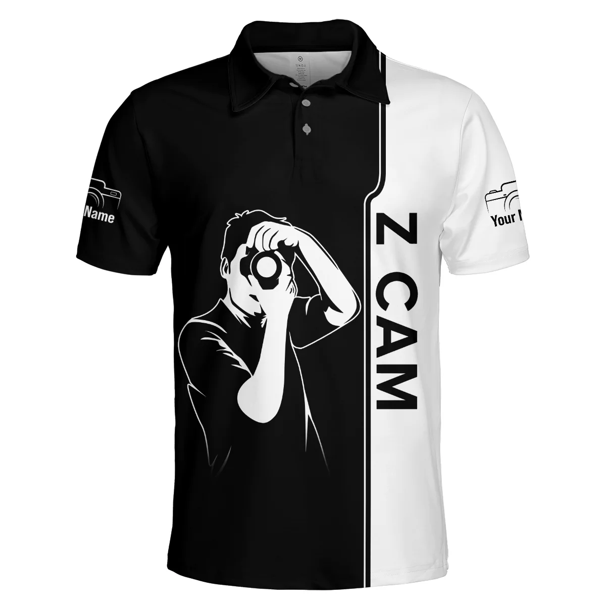Z Cam Photography Videography Polo Shirt All Over Prints BLPT141224A1ZC