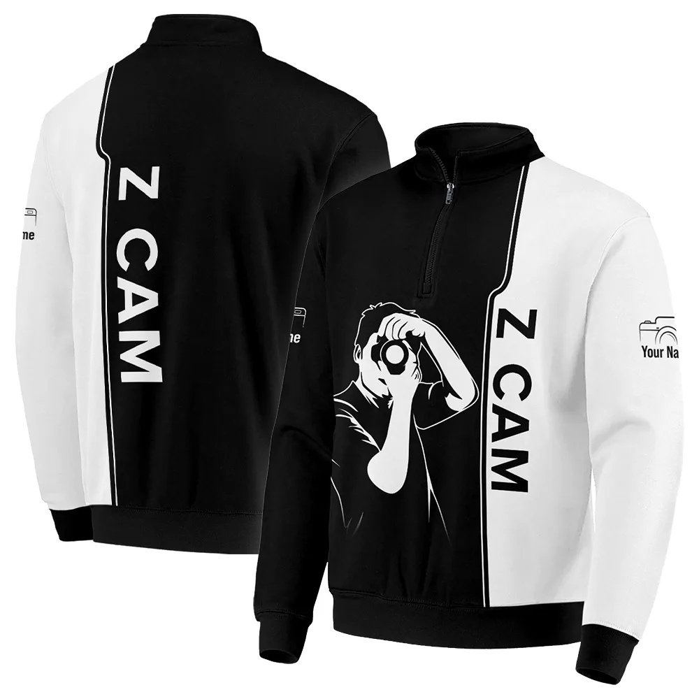 Z Cam Photography Videography Quarter-Zip Jacket All Over Prints BLPT141224A2ZC