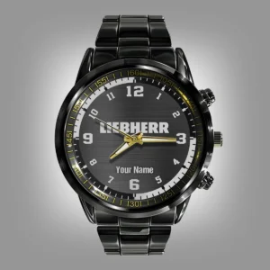 Liebherr Black Stainless Steel Watch Gift For Truckers BLT6325LBH