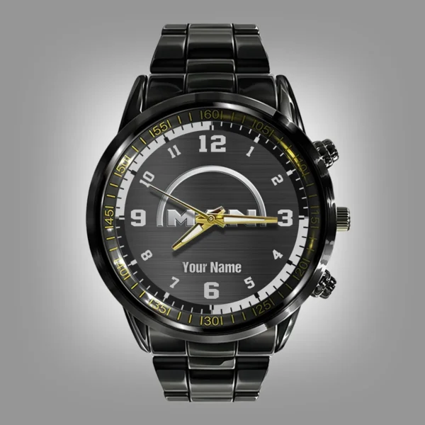MAN Truck Black Stainless Steel Watch Gift For Truckers BLT6325MAN