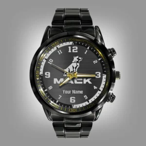 Mack Trucks Black Stainless Steel Watch Gift For Truckers BLT6325MT