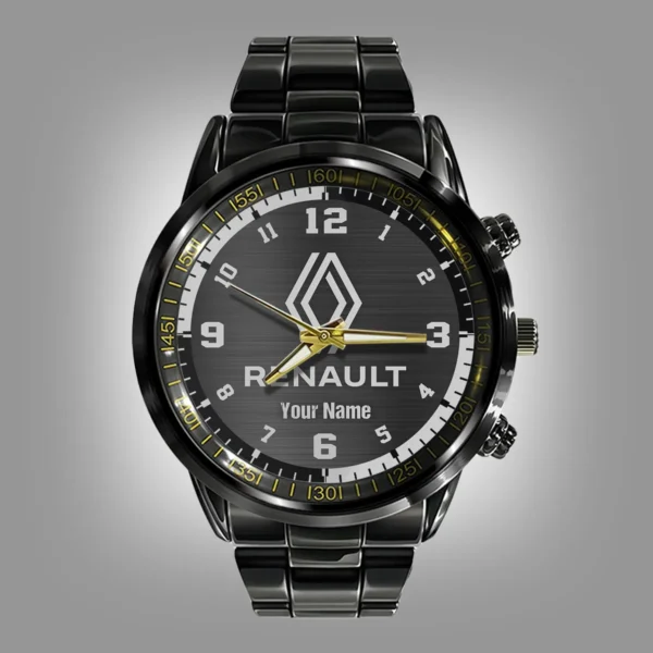 Renault Trucks Black Stainless Steel Watch Gift For Truckers BLT6325RT