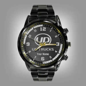 UD Trucks Black Stainless Steel Watch Gift For Truckers BLT6325UD