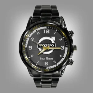 Volvo Trucks Black Stainless Steel Watch Gift For Truckers BLT6325VV