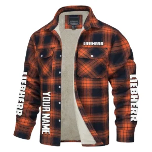 Liebherr Gift For Truckers Exclusive Logo Plaid Sweatshirt Jacket BLT4325A1LBH