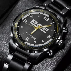 DAF Trucks Black Stainless Steel Watch Gift For Truckers BLT6325DAF