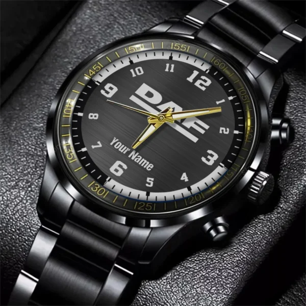 DAF Trucks Black Stainless Steel Watch Gift For Truckers BLT6325DAF