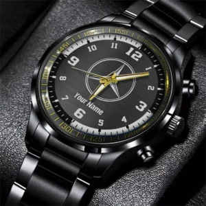 Mercedes-Benz Trucks Black Stainless Steel Watch Gift For Truckers BLT6325MB