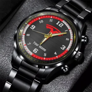 Tesla Semi Black Stainless Steel Watch Gift For Truckers BLT6325TES