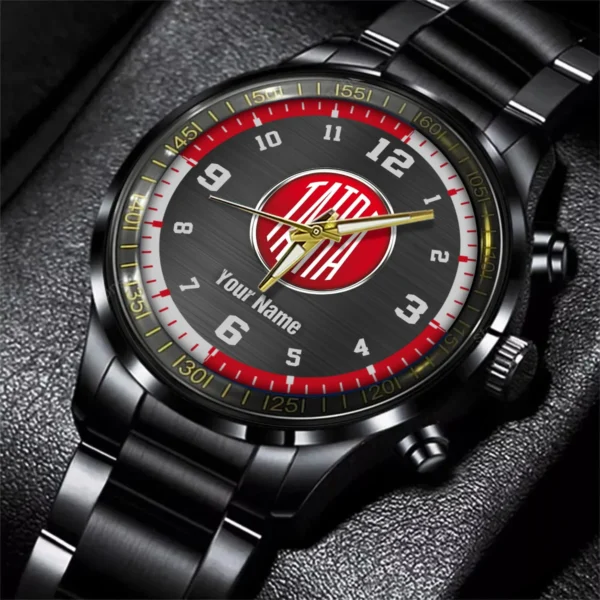 Tatra Trucks Black Stainless Steel Watch Gift For Truckers BLT6325TT