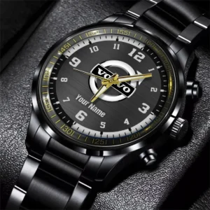 Volvo Trucks Black Stainless Steel Watch Gift For Truckers BLT6325VV