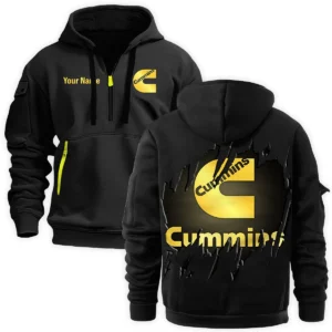 Cummins Gift For Truckers Exclusive Logo Fashion Hoodie Half Zipper BLT5325A2CM