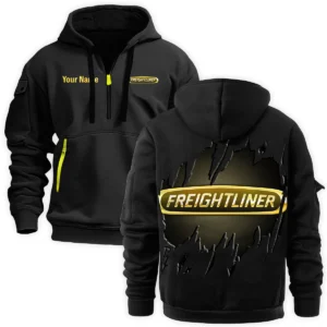 Freightliner Gift For Truckers Exclusive Logo Fashion Hoodie Half Zipper BLT5325A2FRE