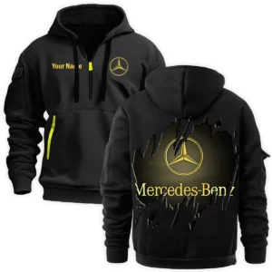 Mercedes-Benz Trucks Gift For Truckers Exclusive Logo Fashion Hoodie Half Zipper BLT5325A2MB