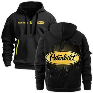 Peterbilt Gift For Truckers Exclusive Logo Fashion Hoodie Half Zipper BLT5325A2PTB